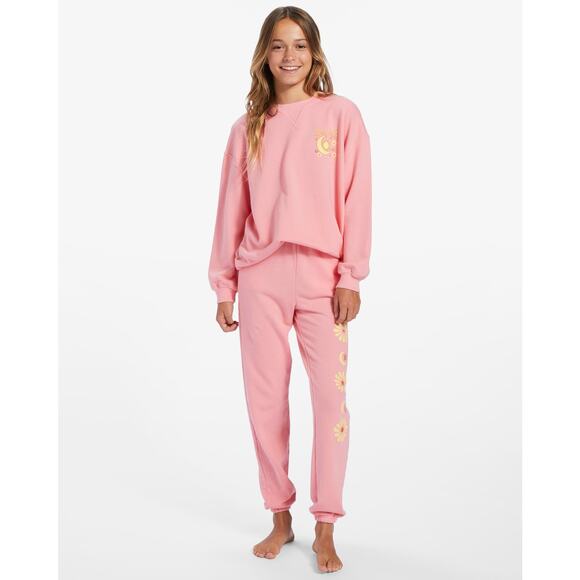 Billabong Kids' Girls' Youth Making Waves Daisey Floral High Waist Sweatpants - Picture 3 of 3